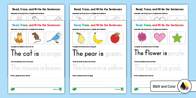 Sentence Copying Worksheets | English Resource | Twinkl USA