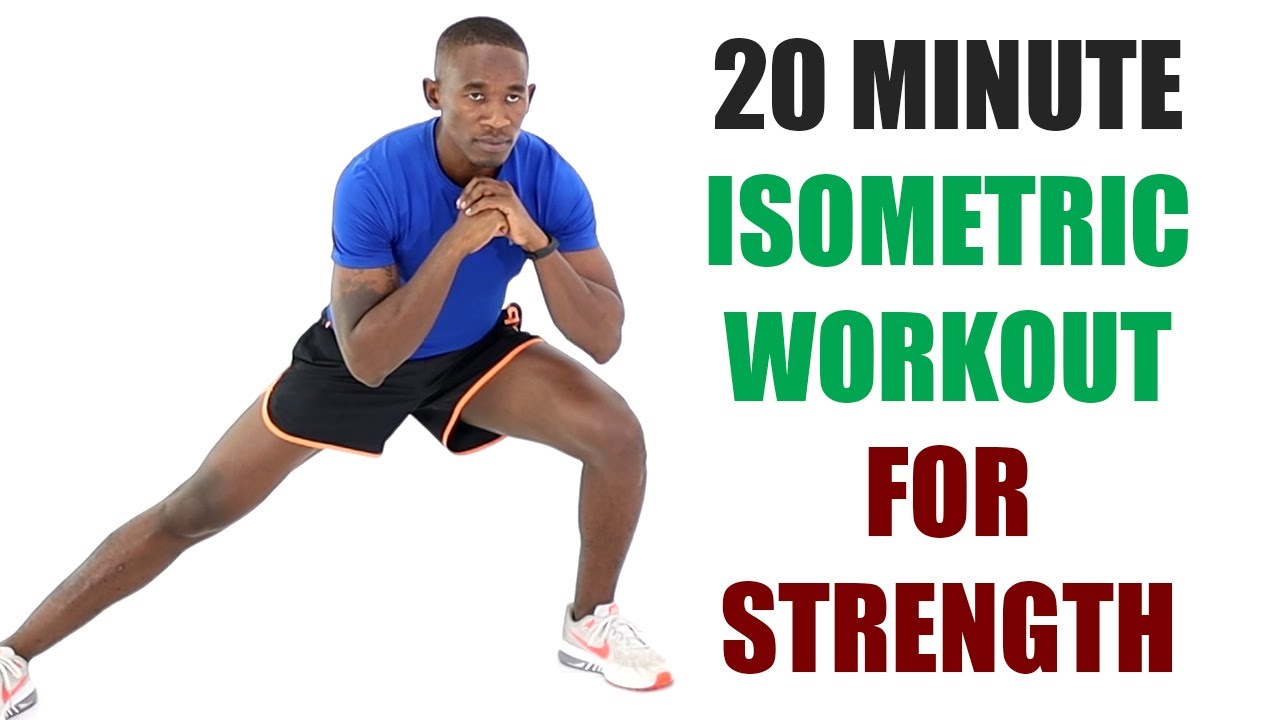 20 Minute Isometric Workout for Strength/ No Equipment Full Body ? 200  Calories ?