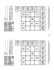 it all adds up worksheet