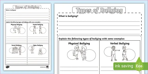 National Day of Action against Bullying Activity Sheets