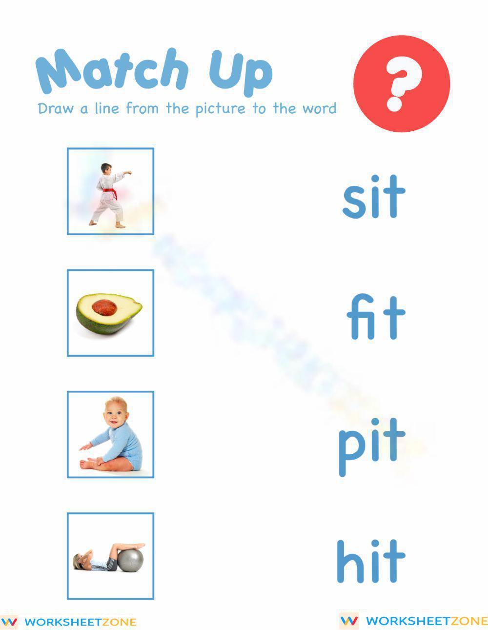 It Word Family Worksheet