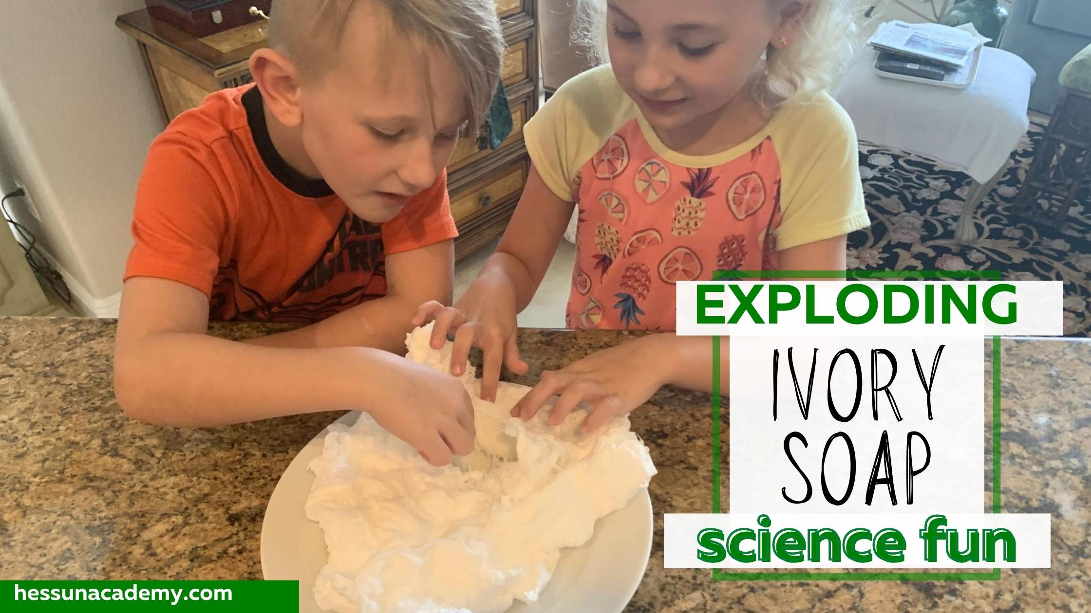 Exploding Ivory Soap | Because Science Should Be FUN! - Hess UnAcademy