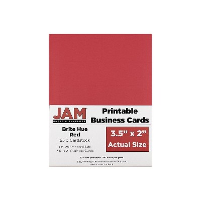 jam printable business cards