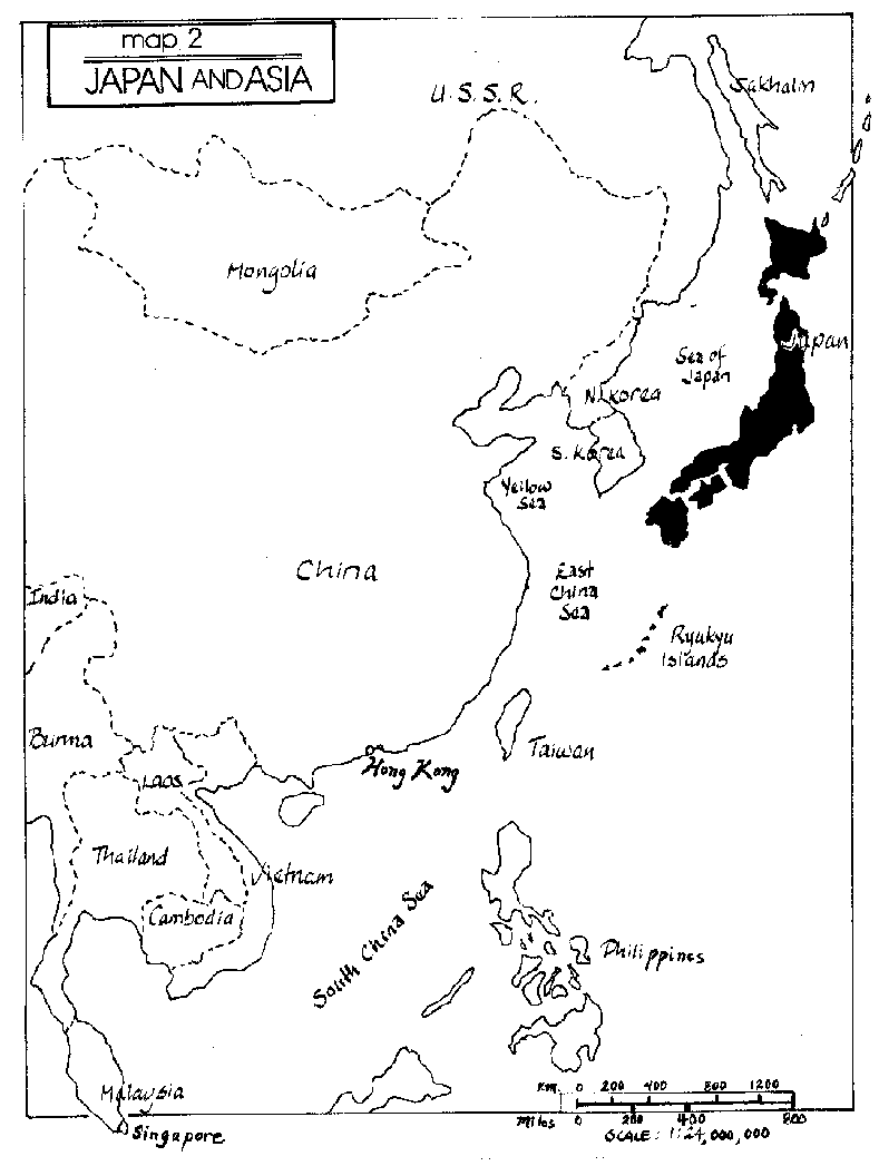 japan geography worksheet