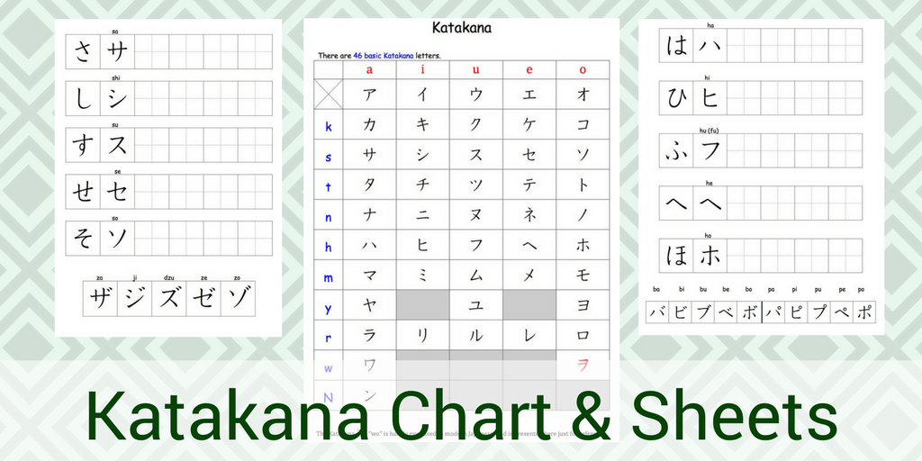 Japanese Worksheets - Free and Printable PDF