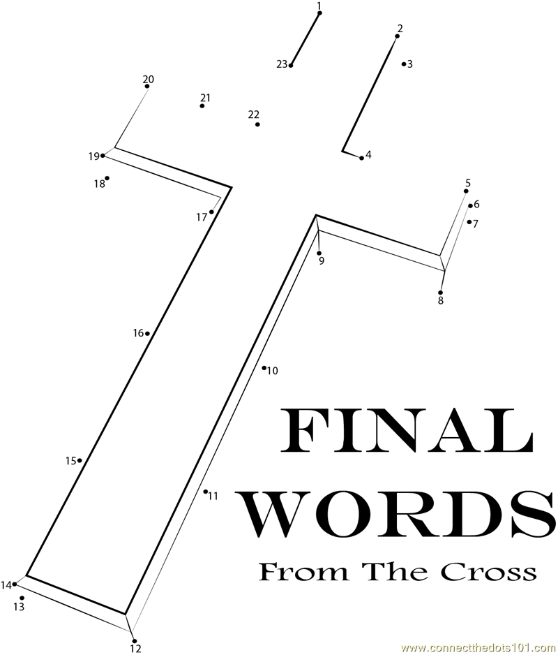 jesus dot to dot printable