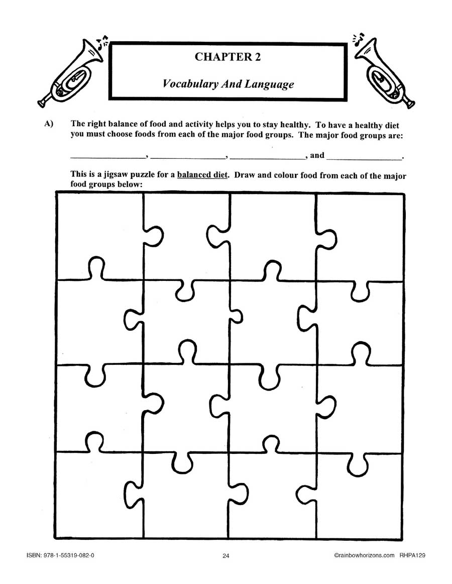 I Want to Go Home (Novel Study): Balanced Diet Jigsaw Puzzle ...