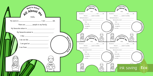 An Editable Jigsaw Template | Getting to Know You | Twinkl
