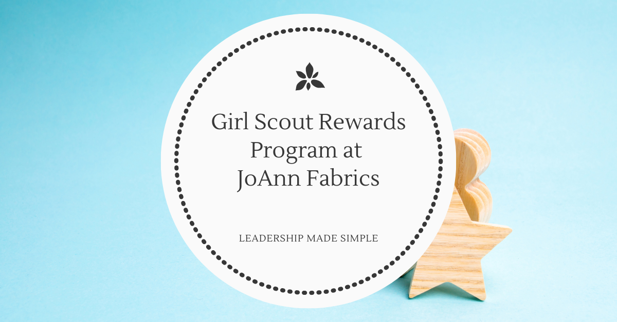 Friday Freebie Girl Scout Rewards Program Now at JoAnn Fabrics