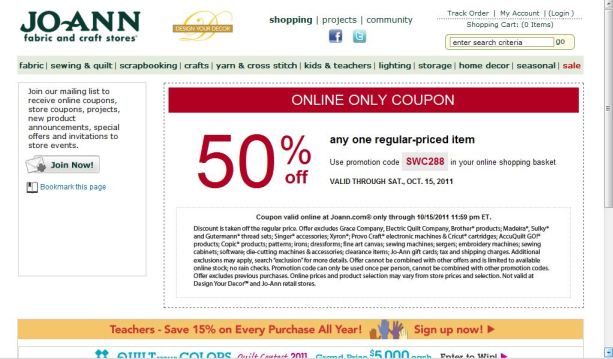 joann fabrics printable coupons memorial day
