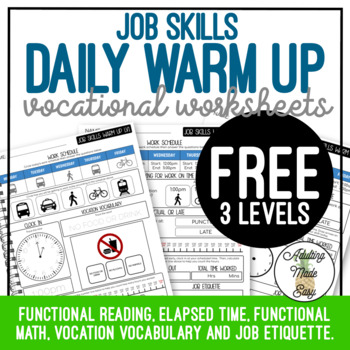 Job Listings Worksheets Distance Learning