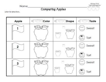 Free Preschool Johnny Appleseed Worksheets &  Printables