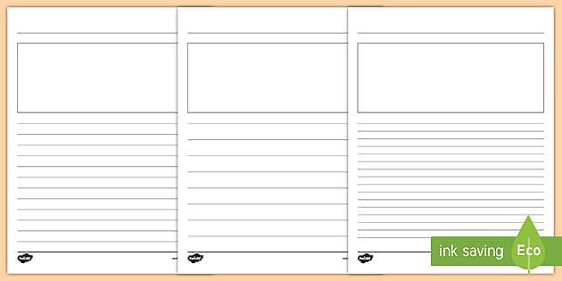 Journal Template Resource | Blank Writing Templates - Twinkl