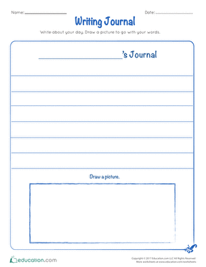 Writing Journal | Worksheet 
