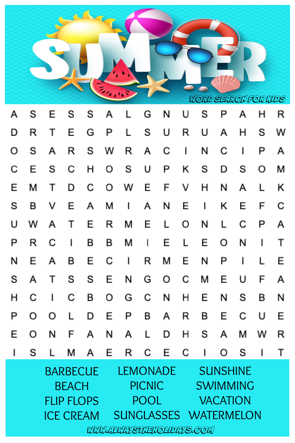 jumbo printable word searches