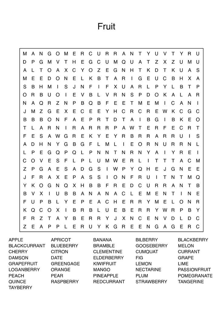 Jumbo Word Search Printable | 101 Activity