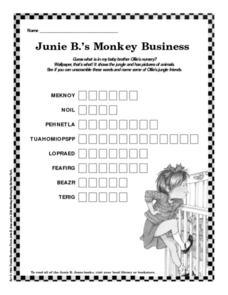 Junie B Jones Lesson Plans &  Worksheets Reviewed by Teachers