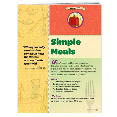 junior girl scout badge worksheet