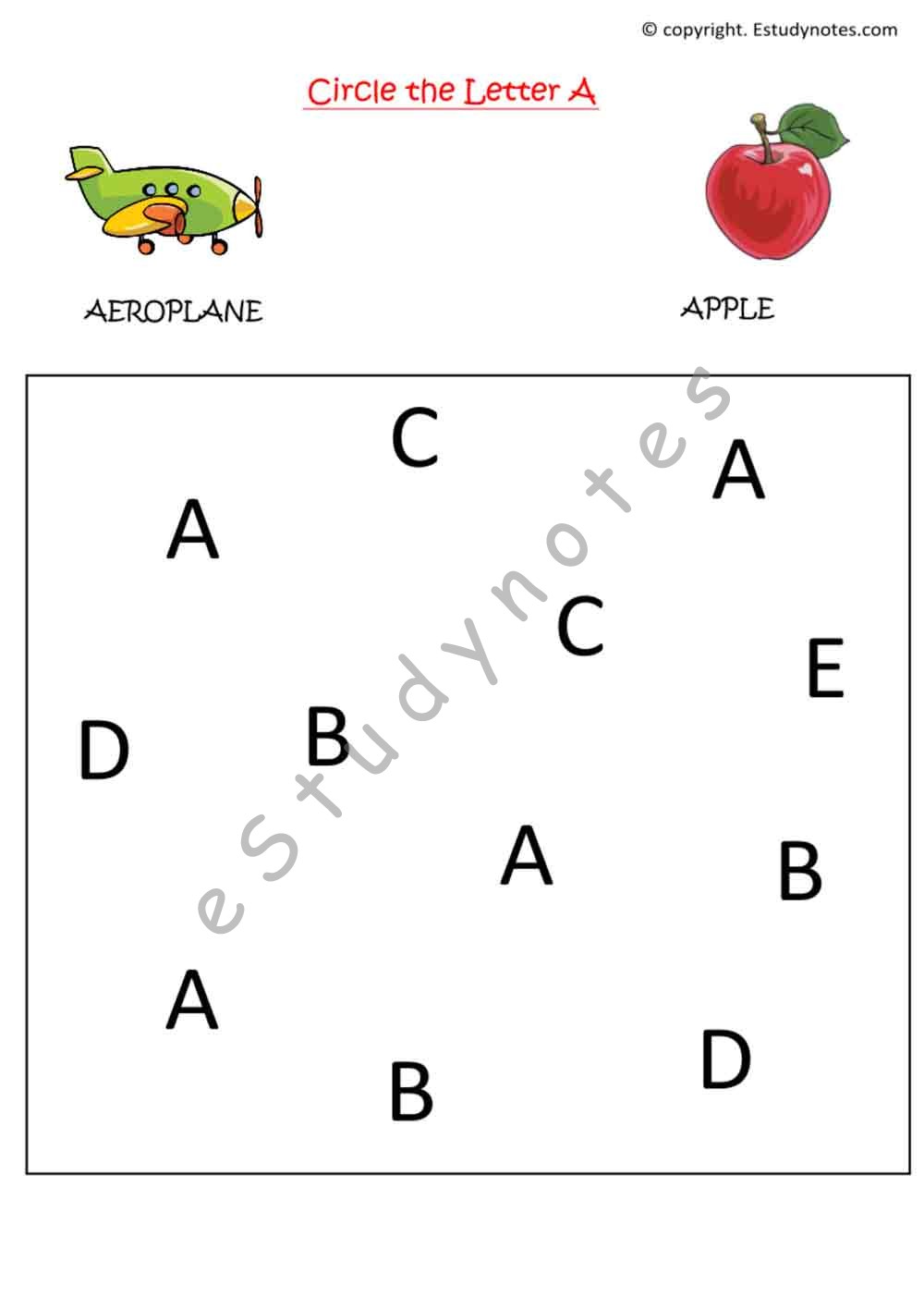 Nursery &  Jr. KG English Worksheets Colour Prints, 228 Worksheets ...