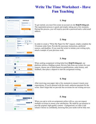 Worksheet Generator 