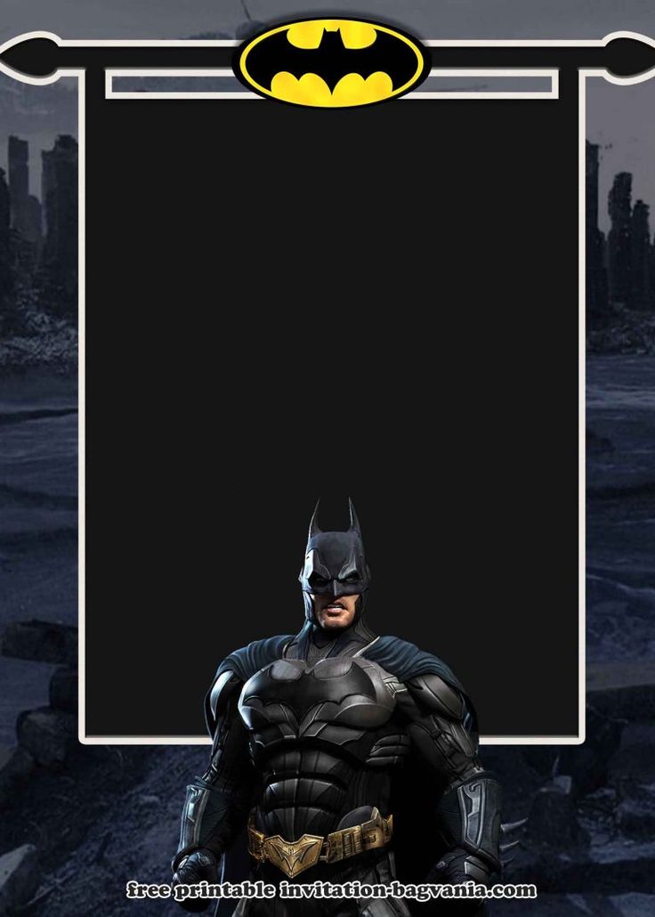 free-printable-batman-invitation-templates-worksheets-library for Batman Birthday Card Printable Free FREE Printable Batman Invitation Templates - Worksheets Library for Batman Birthday Card Printable Free
