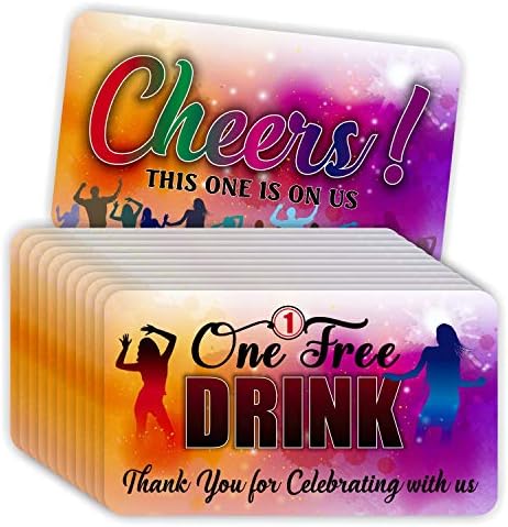 Amazon.com : PARTH iMPEX One Free Drink Ticket - (Pack of 100 ...