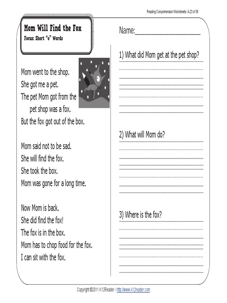 Shapes on a Plane | 2nd Grade Reading Comprehension Worksheets