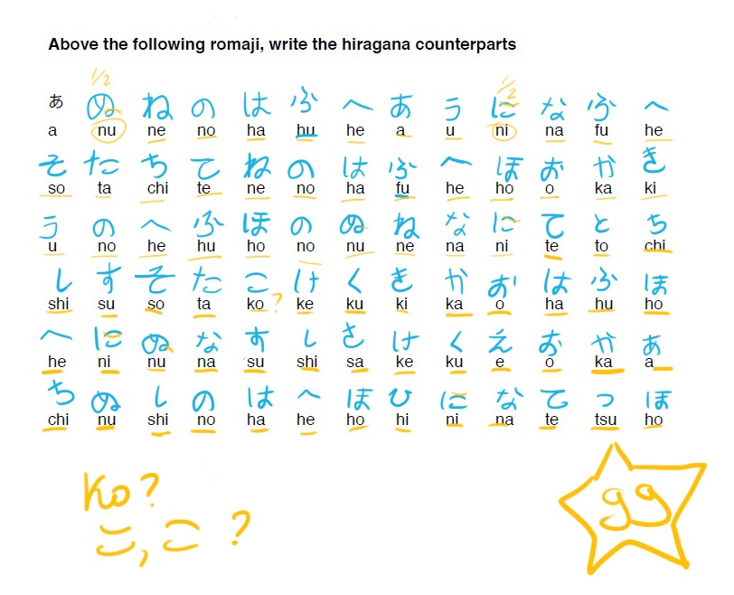 ひらがな - complete | * 。＊Augustinas Senior Project ...