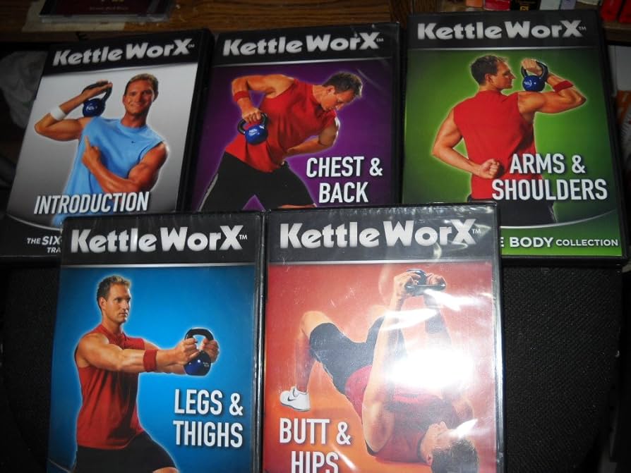 Amazon.com: Kettle WorX 5 DVD SET:-introduction, arms &  shoulders ...