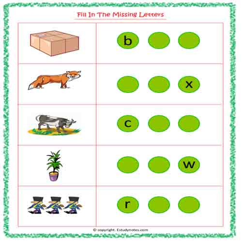 kg english worksheet pdf
