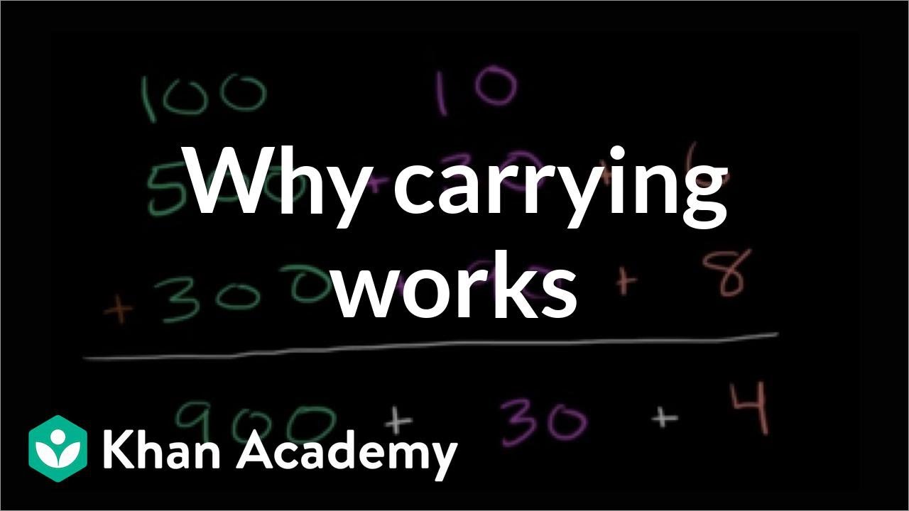 Adding: why carrying works | Addition and subtraction | Arithmetic | Khan  Academy