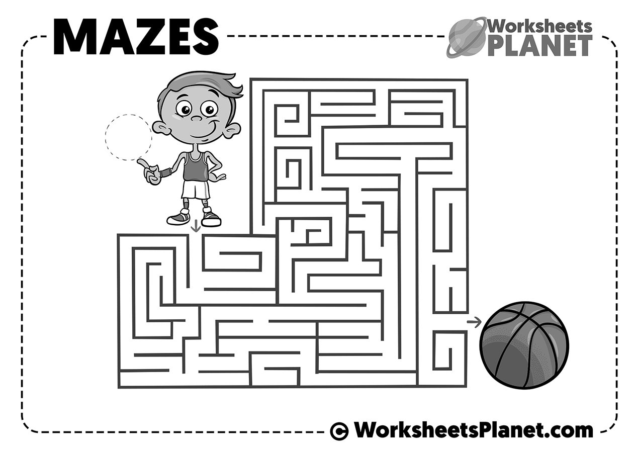 Free Easy Printable Mazes for Kids | Download the FREE PACK