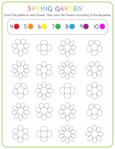 kids worksheet for preschool