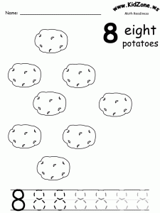 Number activities worksheet (1-10) | Crafts and Worksheets for ...