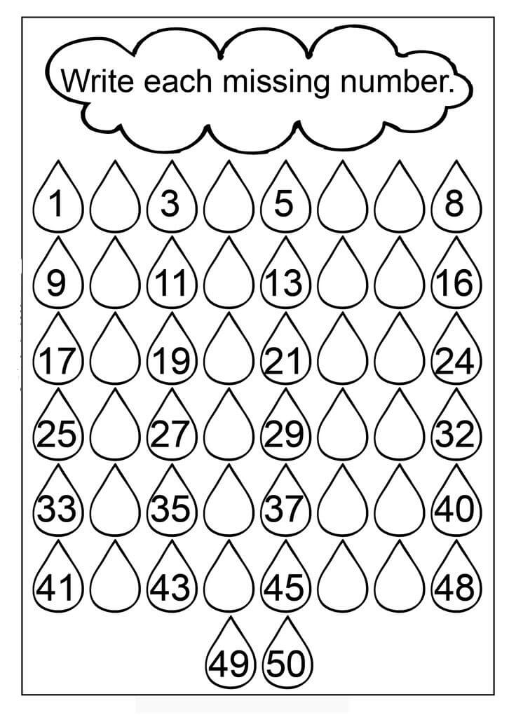 Free Worksheets For Kindergarten Math