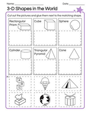 3D Shapes in the World | Interactive Worksheet 