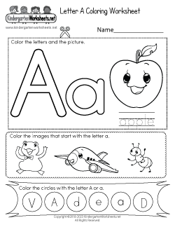 kindergarten abc worksheet free