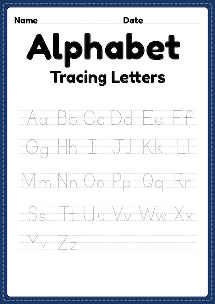 kindergarten alphabet printouts