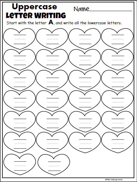 Free Kindergarten Letter Writing for Valentines Day | Made By ...