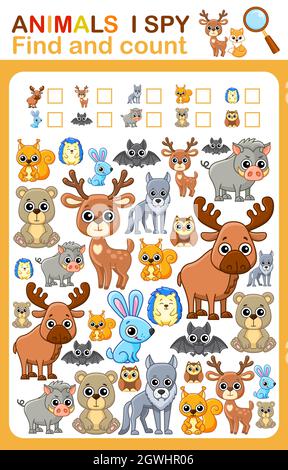kindergarten animal worksheet