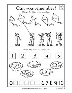 kindergarten assessment worksheet
