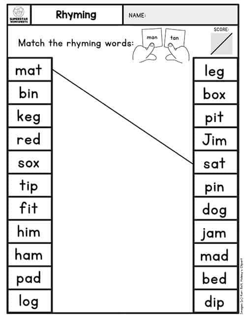 kindergarten assessments printable