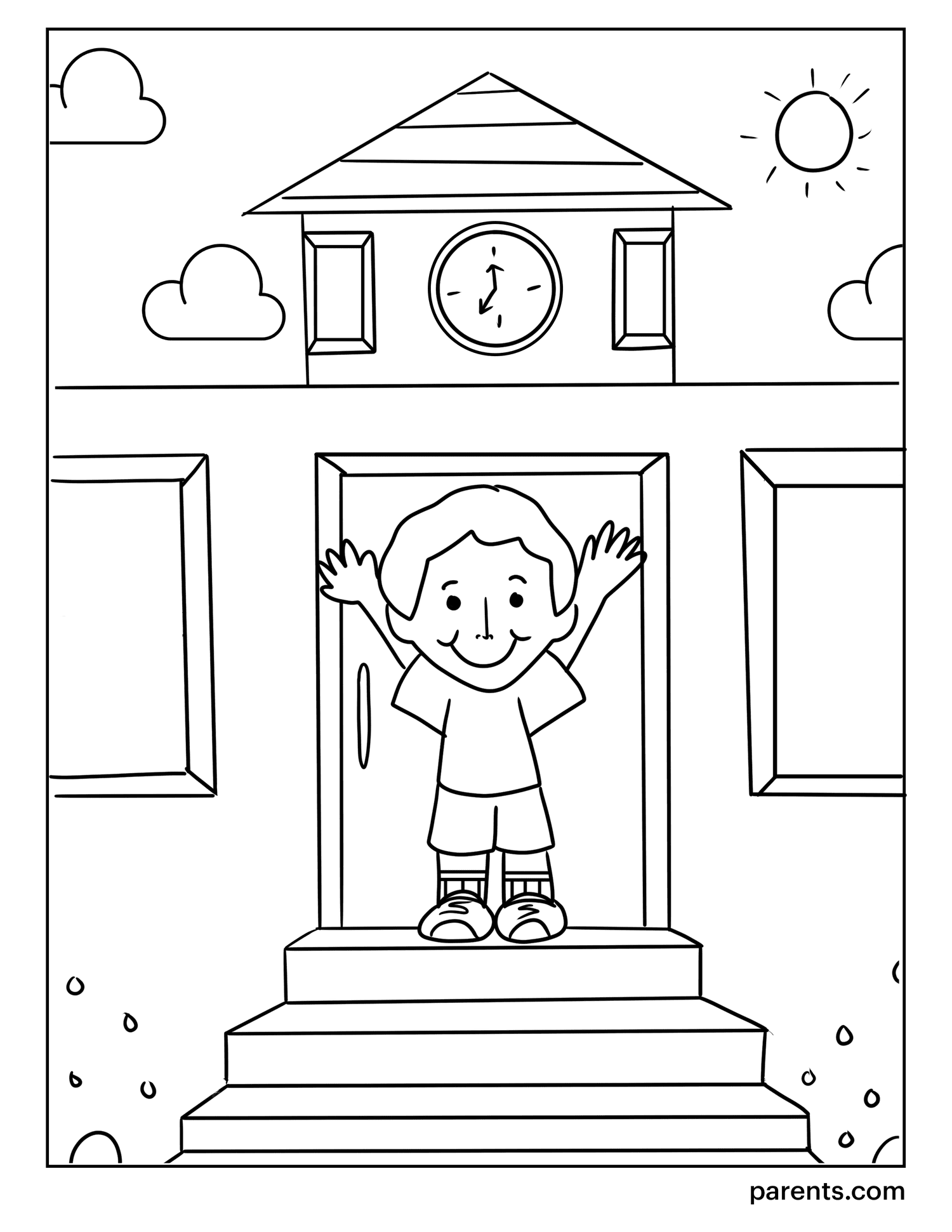 10 Printable Back-to-School Coloring Pages for Kids