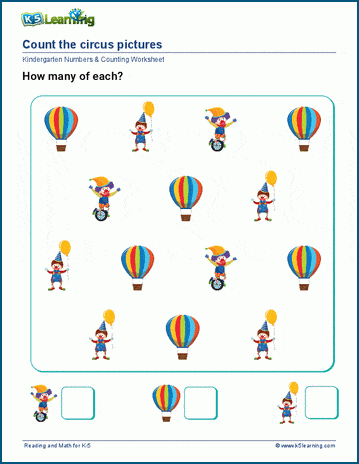 Counting like items worksheets | Worsheets library