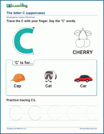 The Letter C Worksheet | Worsheets library