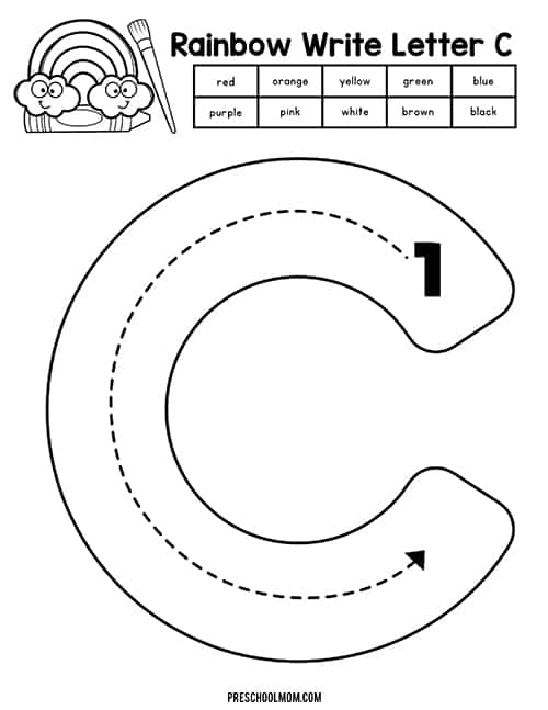 Letter C Preschool Printables - Preschool Mom
