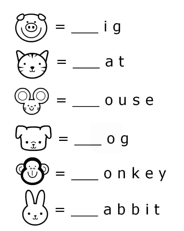 kindergarten letter sound worksheet