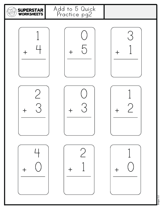 Kindergarten Addition Worksheets -Worksheets Library