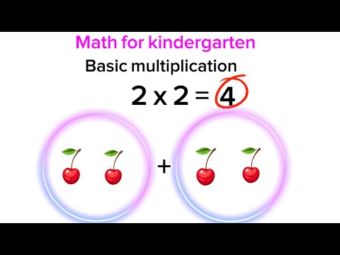 Basic Multiplication for Kindergarten | Preschool Learning  @daneshdyagne-funandlearning