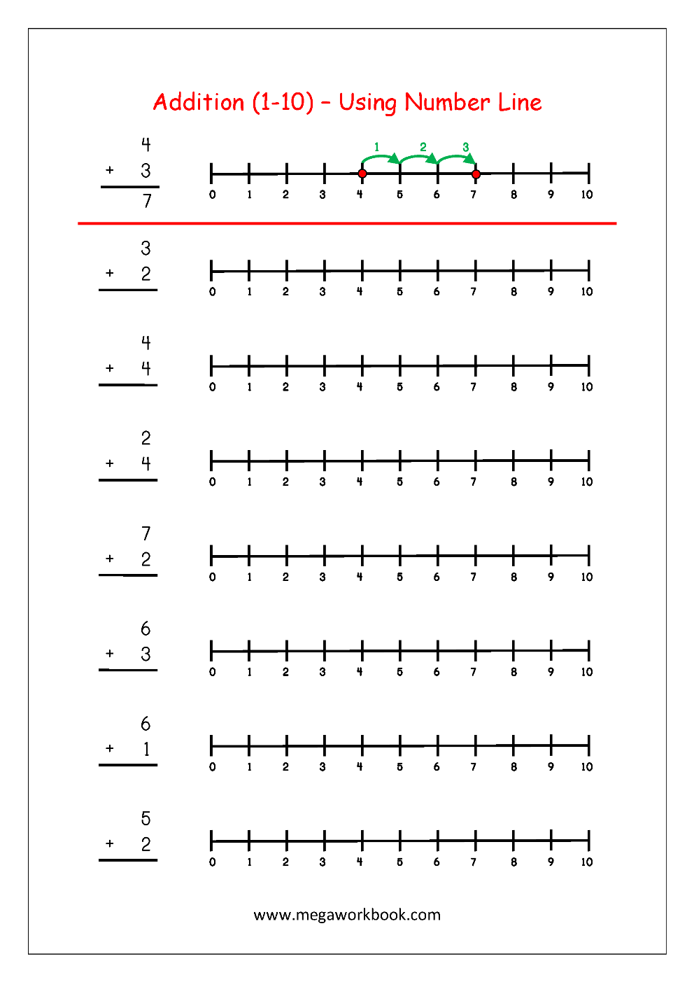Addition Worksheets For Kindergarten - Math Addition Worksheets ...